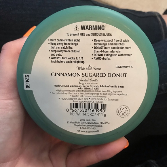 Other Cinnamon Sugared Donut Candle Bath Body Works Poshmark